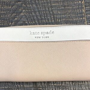 Kate Spade Cream and White Clutch